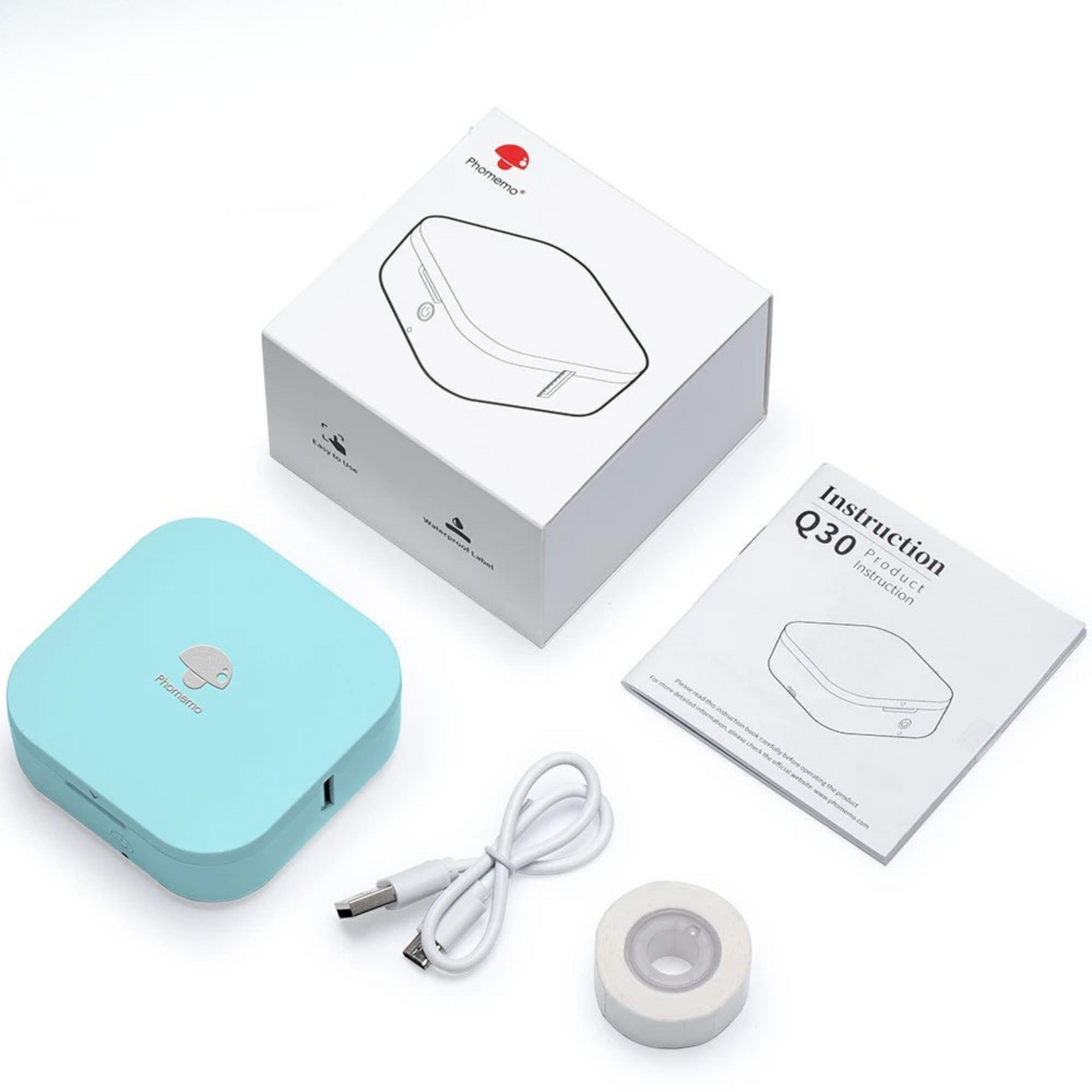 PRINTIFY – Draadloze thermische labelprinter met Bluetooth & draagbare inktvrije afdrukken
