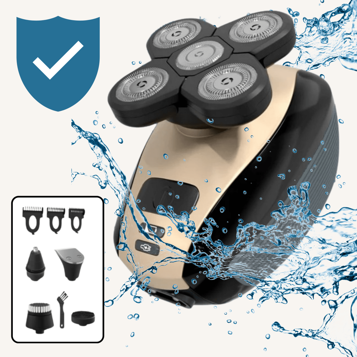 GLIDESONIC – Afeitadora 5 en 1 para un afeitado suave y sin irritaciones