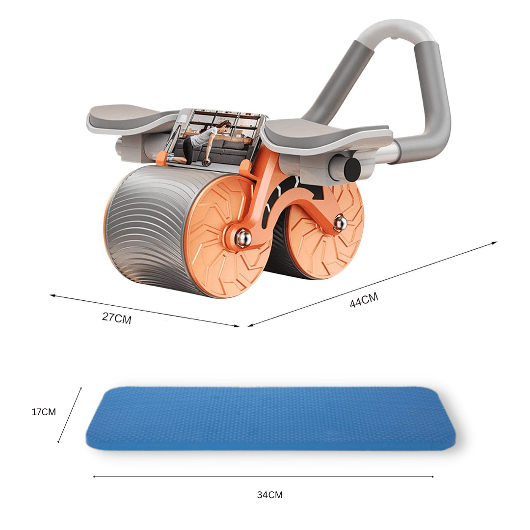 ABS IGNITE BUTSCROSE - ergonomic role belly trainer for effective abdominal roller exercises-6