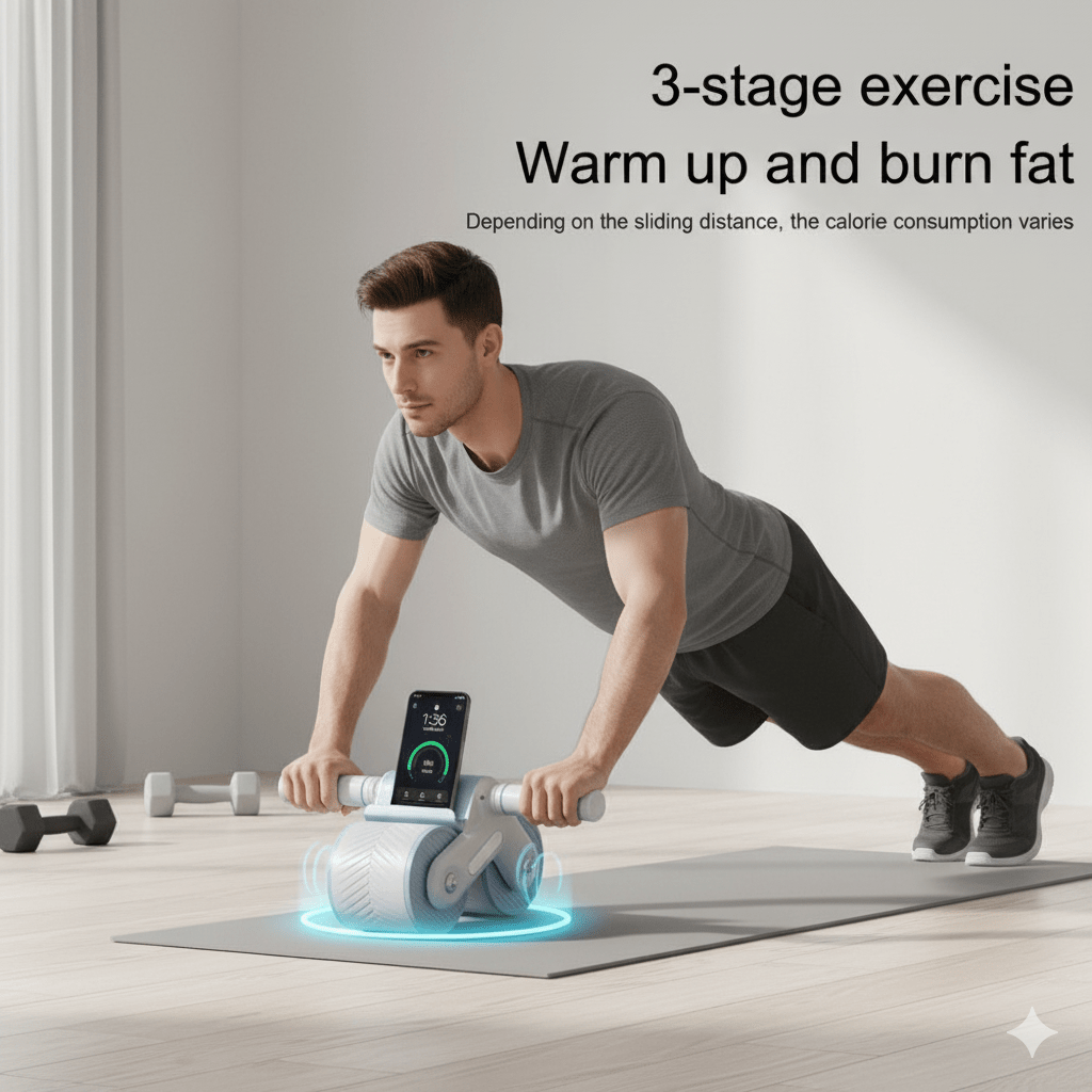 ABTRAIN PRO – Automatic Roller with Auto Roll-Back for Core Training