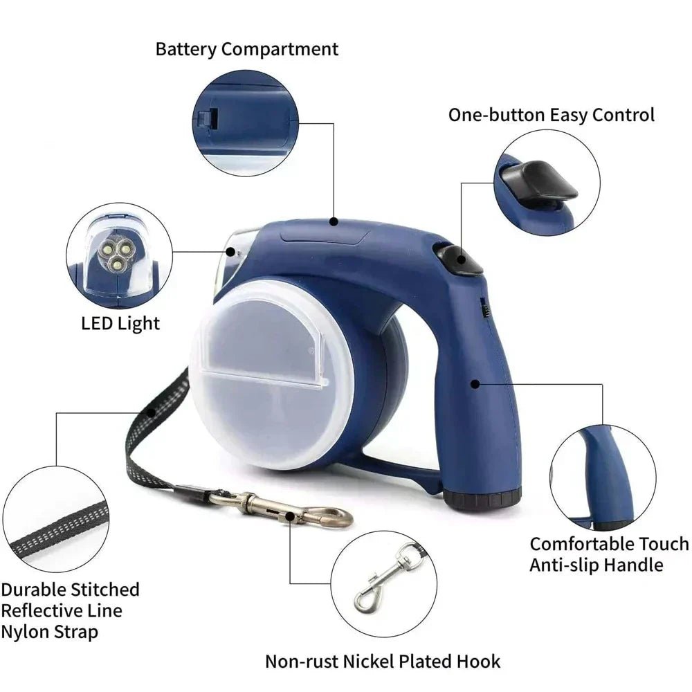 AdventurePaws Elite Leash - adjustable dog leash for safe & comfortable walks-5