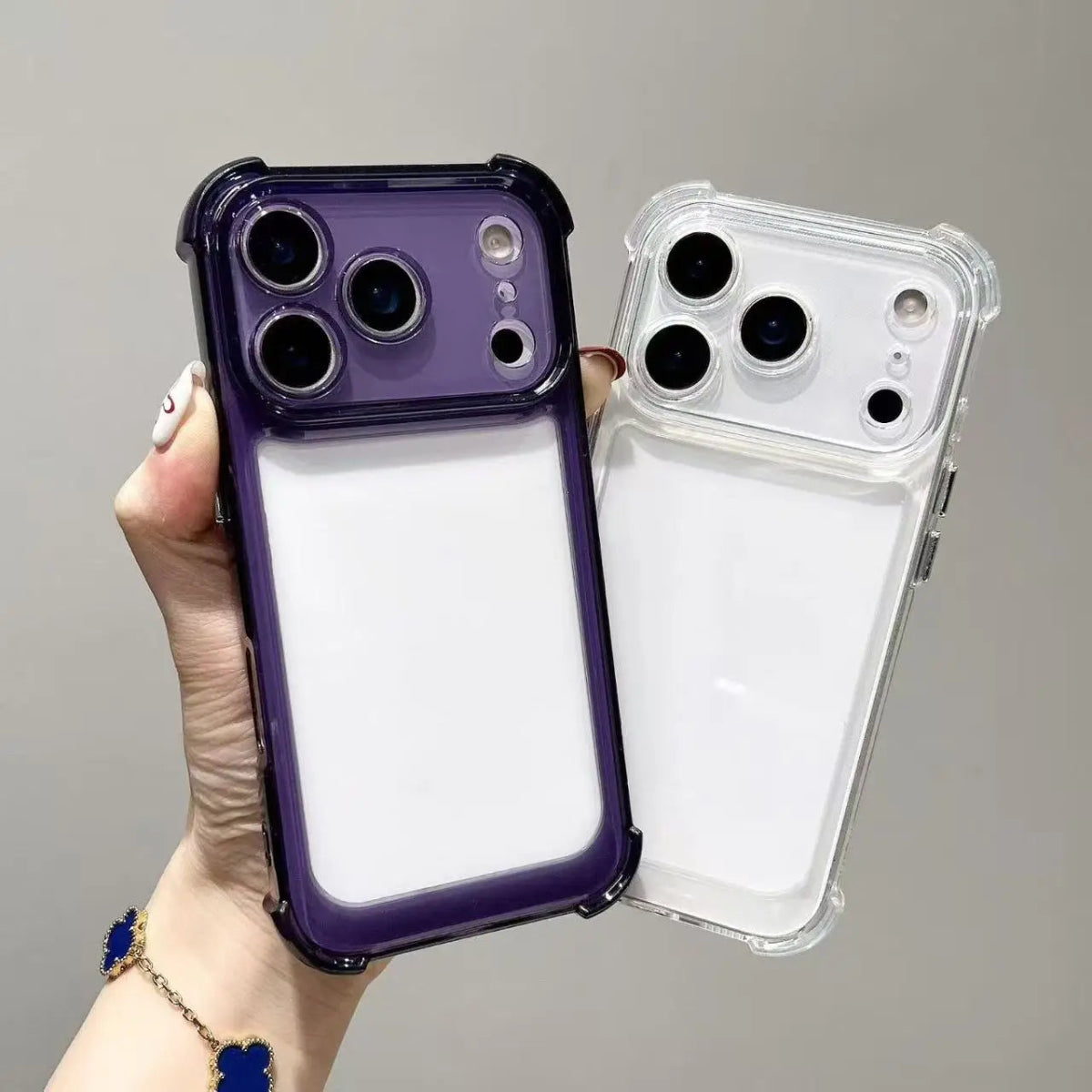 Shockproof Transparent Phone Case for iPhone 17 Pro & Max - Lightweight TPU Bumper 2