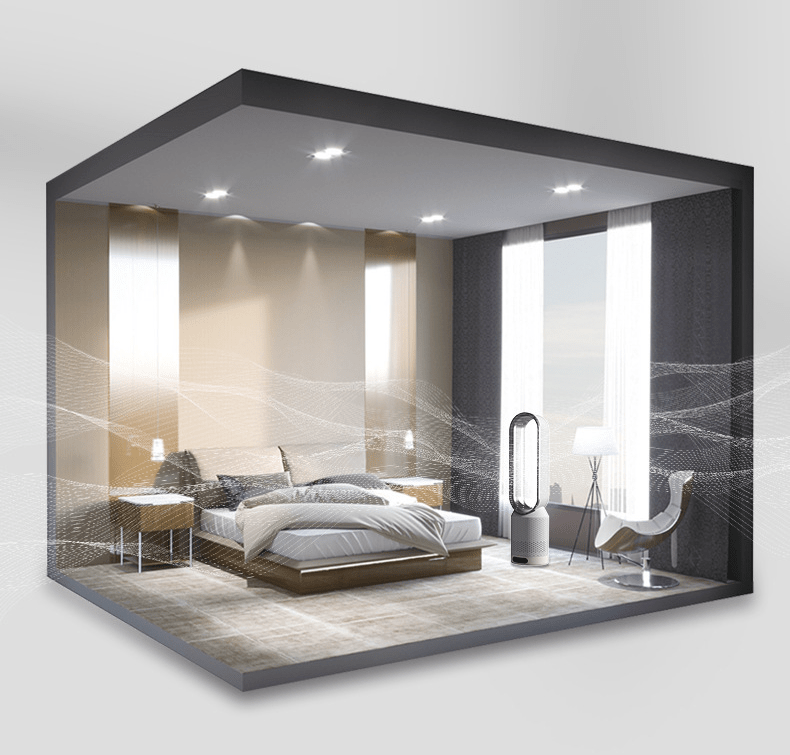 AIRCLEAR 3-IN-1 - Rafraîchisseur d'air sans pale pour un climat intérieur sain