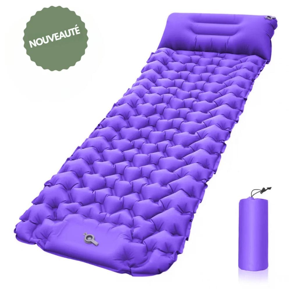 Airtrek Mat - inflatable camping mattress with foot pump & ergonomic design 10