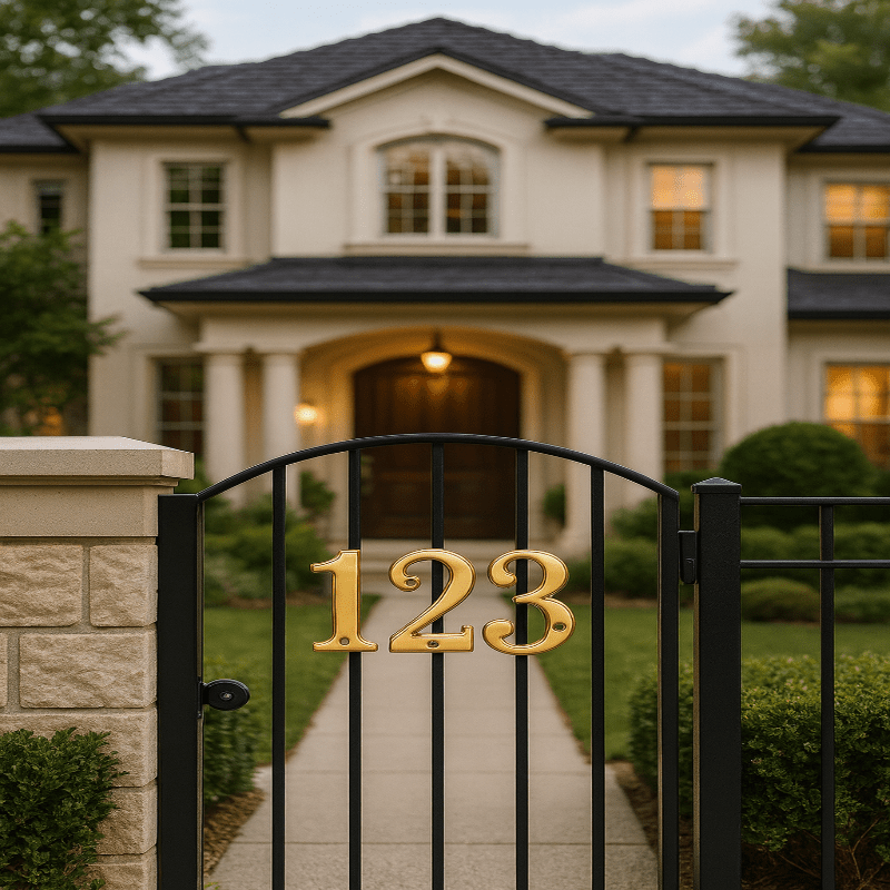 AnchorDigits – Durable Numbers with Classic Design