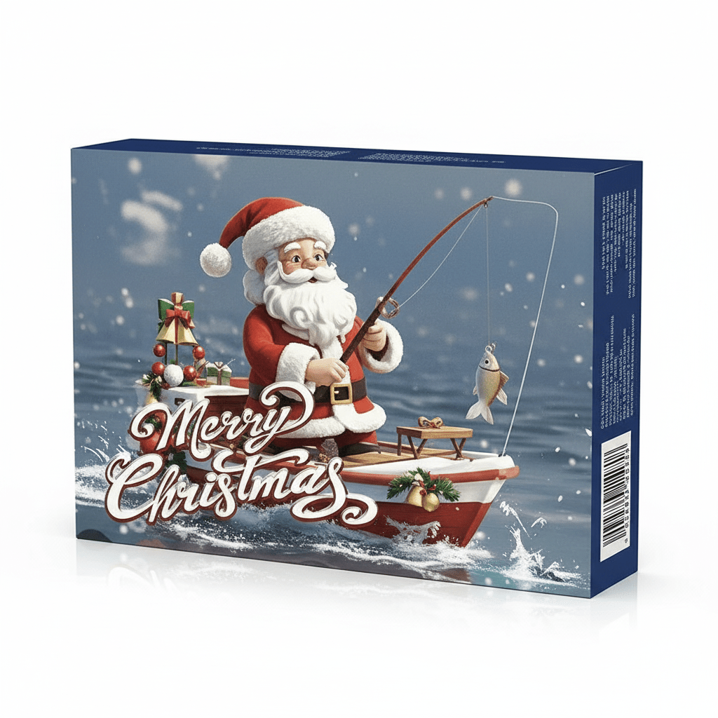 ANGLERVENT – 24 Days Christmas 2025 Countdown Fishing Tackle Set