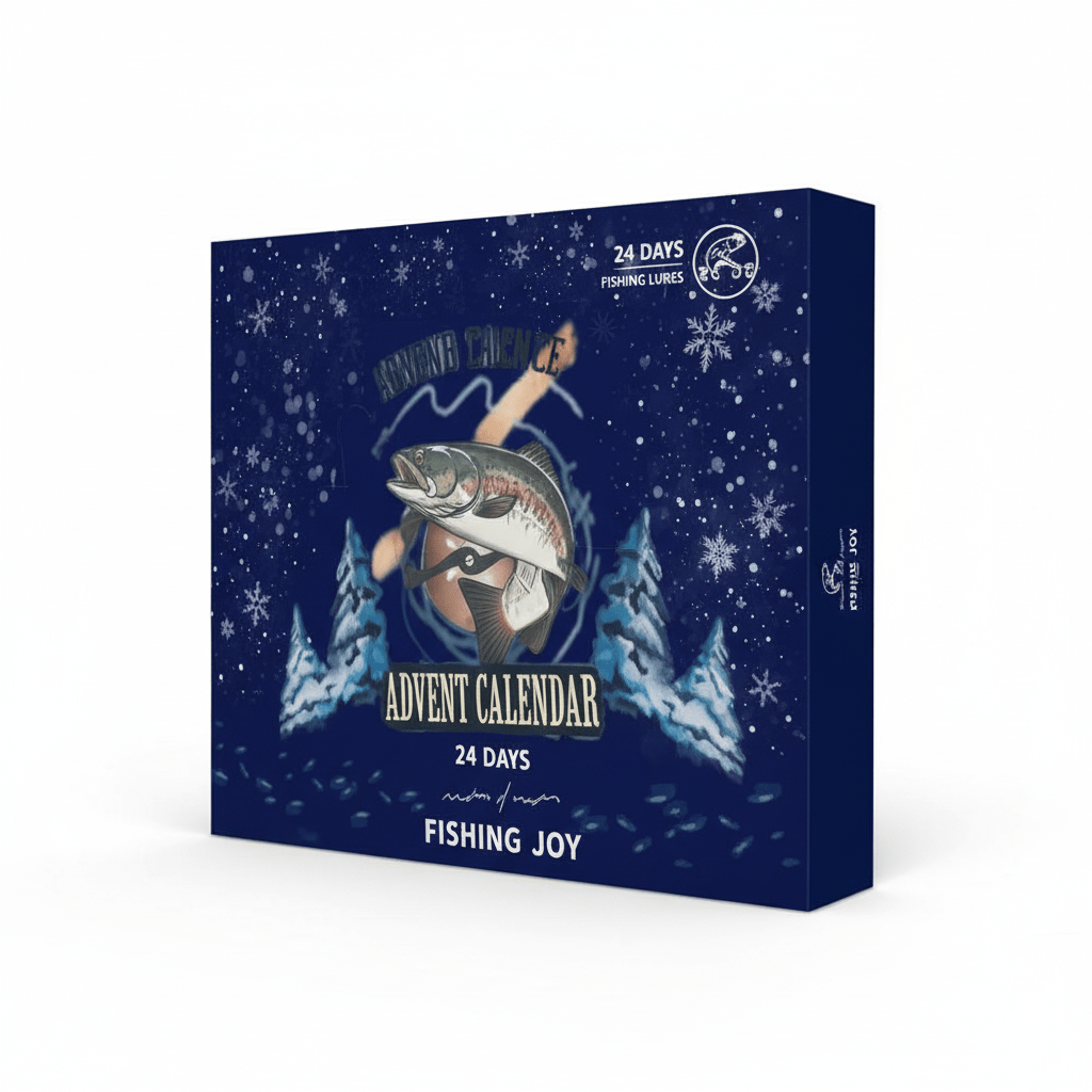 ANGLERVENT – 24 Days Christmas 2025 Countdown Fishing Tackle Set