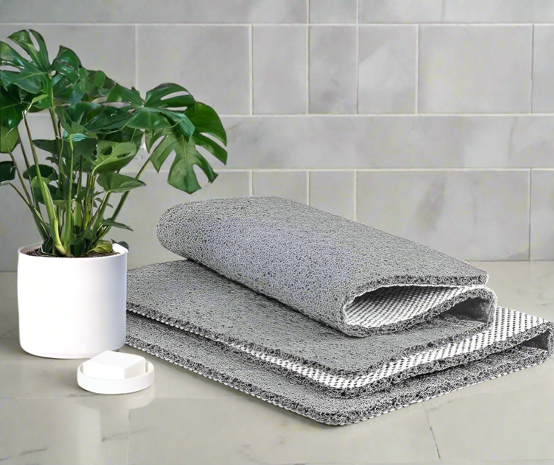 Aqualuxe Shower Mat-non-slip shower mat with hygienic drainage system & spa comfort 4