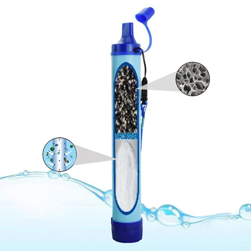 Aquaprep Survival Filter-portable water filter with 4-step filtration for emergencies & outdoor adventure 2