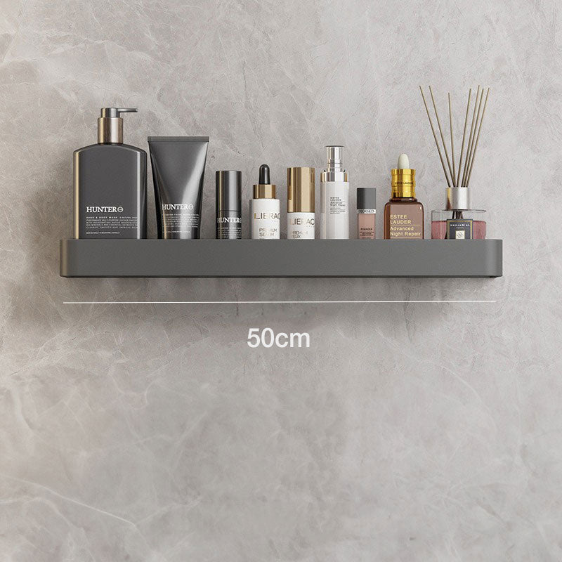 Aquashelf - Elegant wall shelf for the bathroom with towel holder & drill -free assembly 5