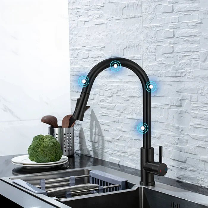 AQUATOUCH – Rubinetto da cucina intelligente con sensore e design estraibile