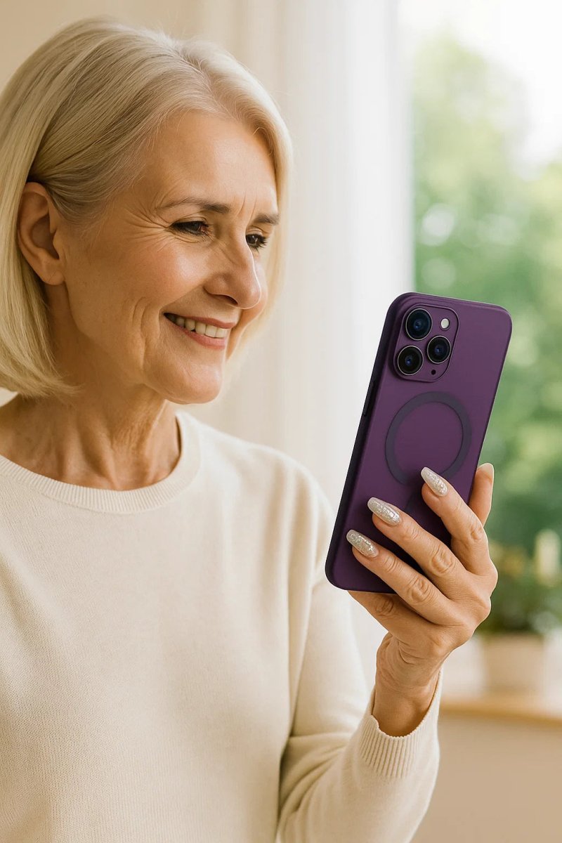 LucidLink – Ultra-thin, matte, clear MagSafe case for iPhone 5