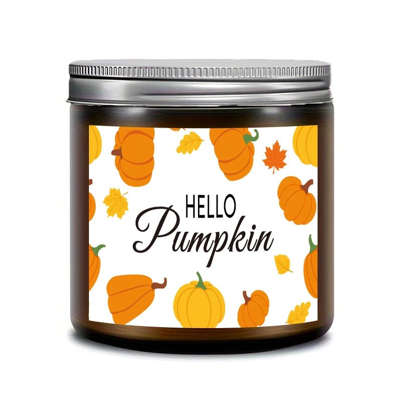 AutumnGlow – Vela Perfumada de Cera de Soja com Aroma de Outono