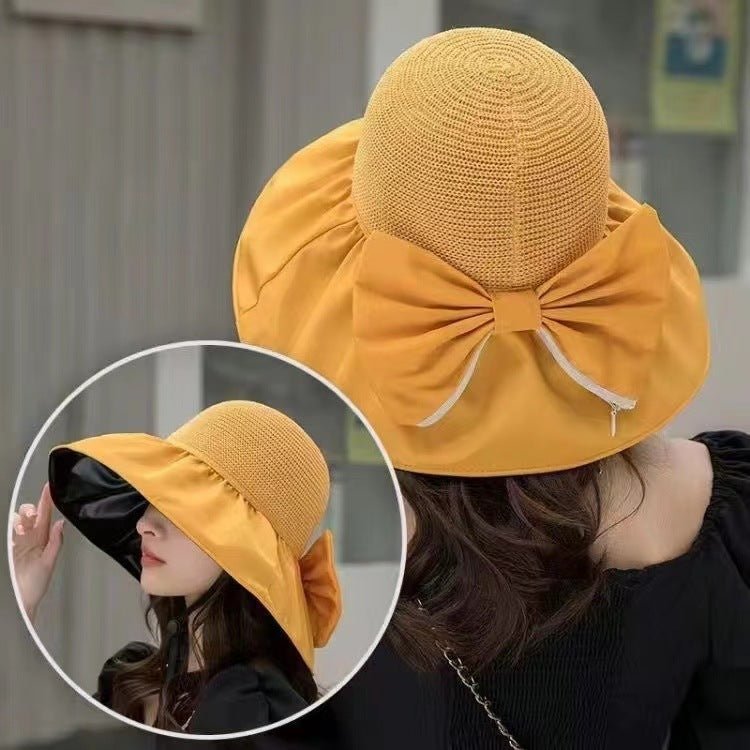 Summer Straw Sun Hat - Large Brim Anti-UV Protection for Outdoor Activities 8