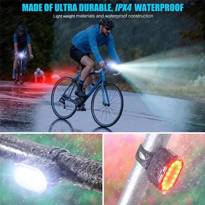 BikeBeam - Wiederaufladbare Fahrradbeleuchtung für maximale Sichtbarkeit bei Tag und Nacht