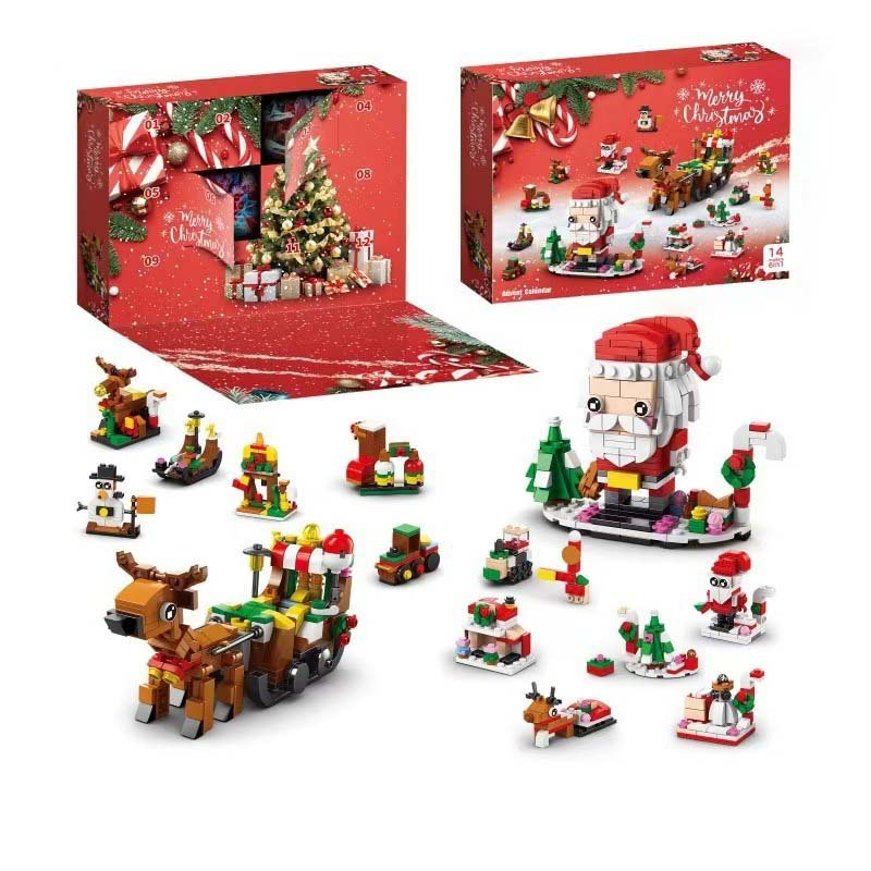 Buildblocks Holiday - Calendario dell'Avvento con blocchi da costruzione per la gioia creativa del Natale