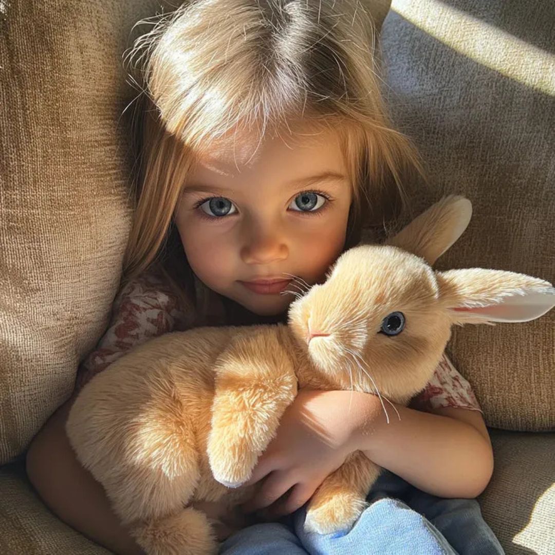 Cuddly Bunny Plush Toy - Interactive Soft Stuffed Animal with Realistic Movements 1