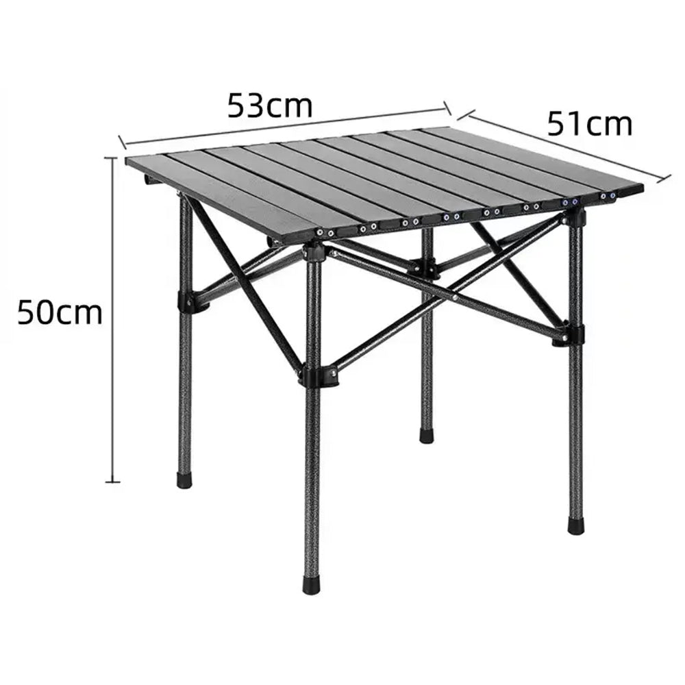 Campflex Table-foldable camping table with X frame & heat-resistant surface 7