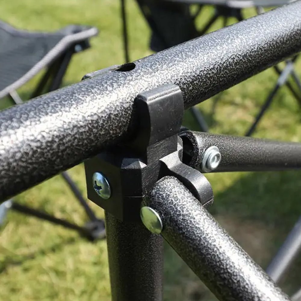 Campflex Table-foldable camping table with X frame & heat-resistant surface 4