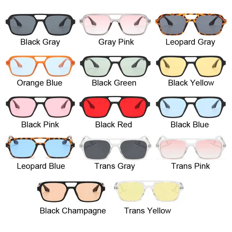CANDYVIEW SUNGLASSES – Retro Square Sunglasses with UV Protection for Women