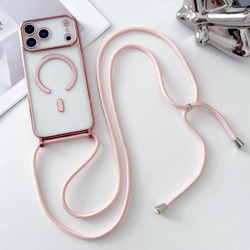 Adjustable Phone Lanyard for iPhone 11-17 Pro Max - Hands-Free Convenience & Durable Nylon Design 7