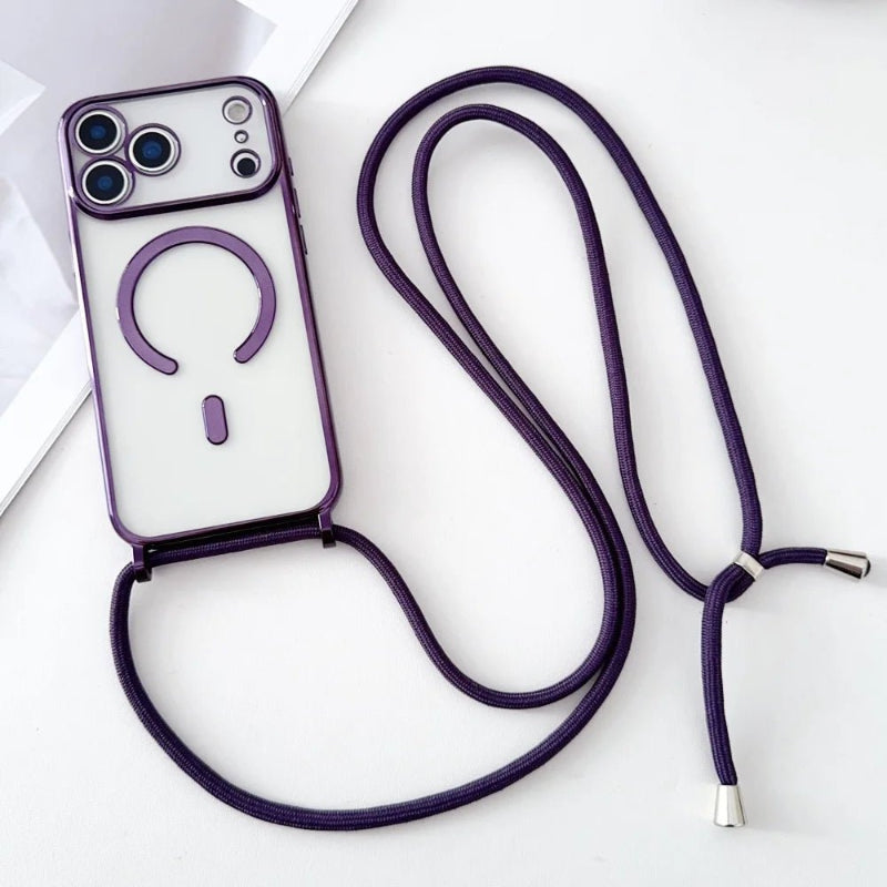 Adjustable Phone Lanyard for iPhone 11-17 Pro Max - Hands-Free Convenience & Durable Nylon Design 9