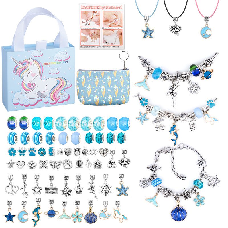 CHARMELLA – Kit per Creare Braccialetti con Charm Scintillanti per Ragazze Creative