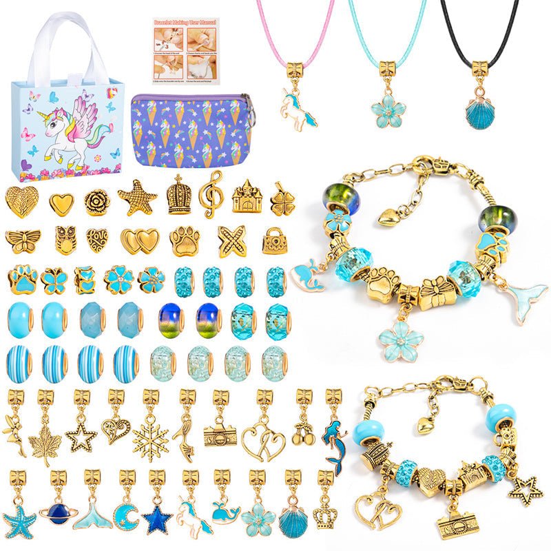 CHARMELLA – Kit per Creare Braccialetti con Charm Scintillanti per Ragazze Creative