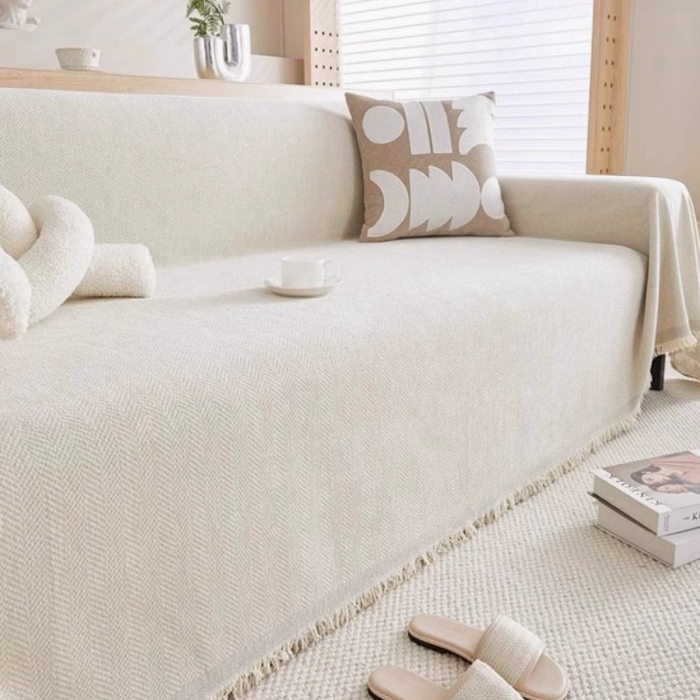 Elegant Minimalist Sofa Cover - Durable Pet-Friendly Slipcover for Couch 5