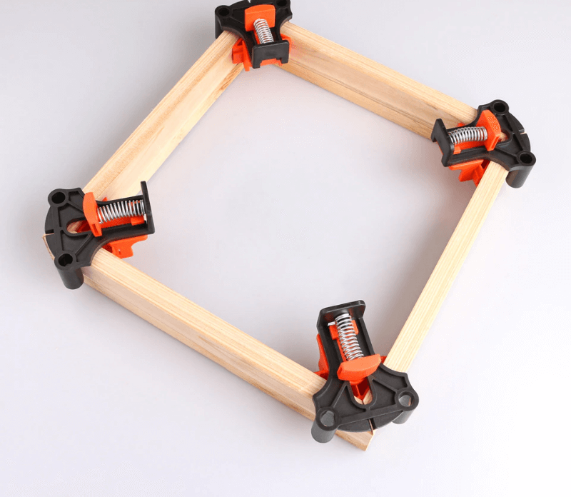 Adjustable Corner Clamp Set for 60/90/120 Degree Angles – One-Handed Operation for Woodworking Projects-6