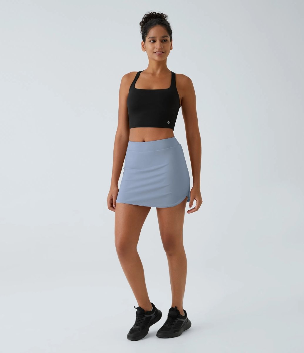 Jupe de golf CLARITY - Micro Mini avec short intégré et tissu rafraîchissant SoftlyZero