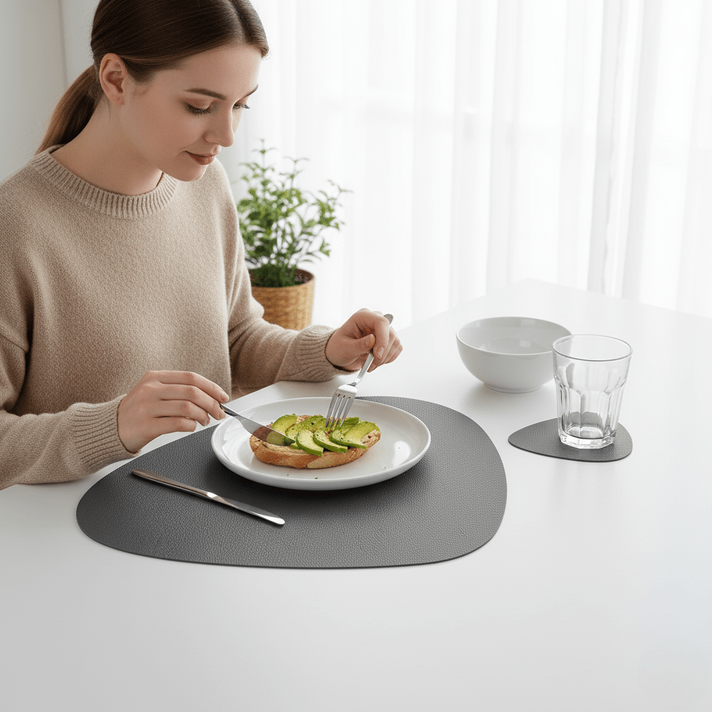 Claro – Elegant hittebestendige placemat- en onderzetterset in meerdere kleuren