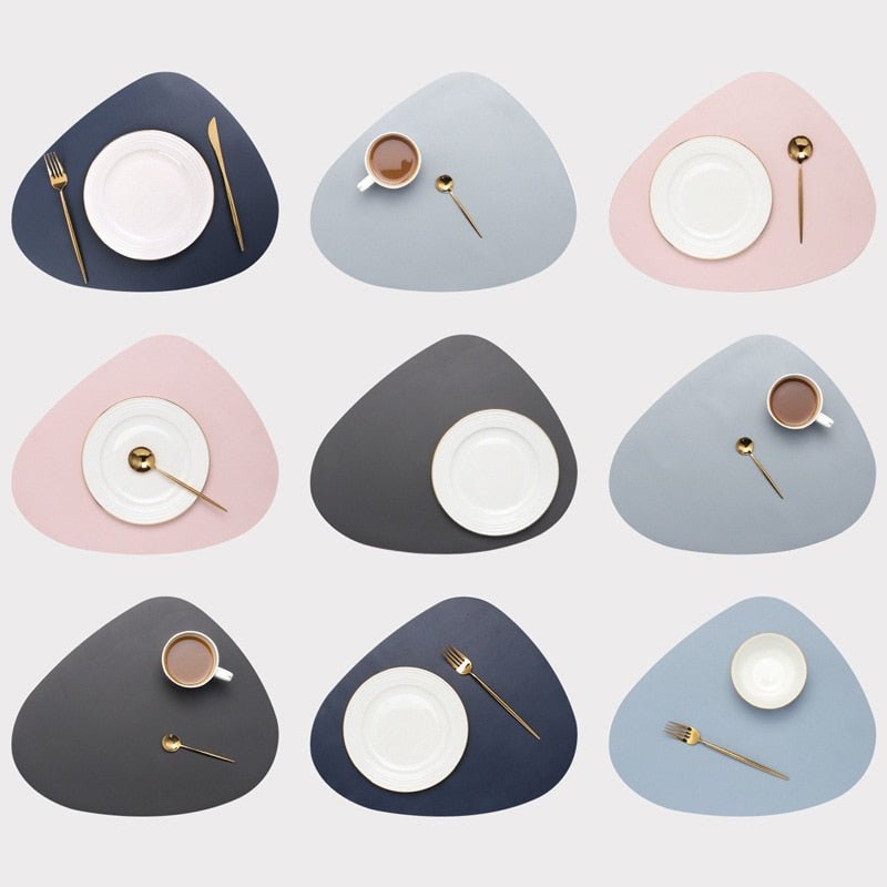 Claro - Elegant Heat Resistant Placemat and Coaster Set in Multiple Colors 3