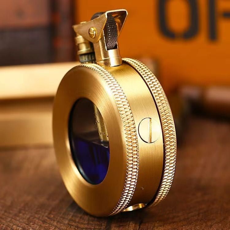 CLASSIC TIME – Briquet à kérosène en métal rétro au design vintage