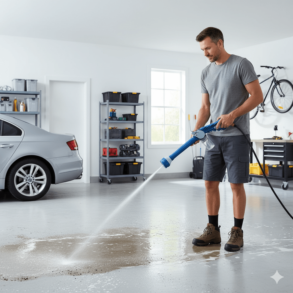 CLEANSTREAM – Hogedruk waterpistool met zeepdispenser