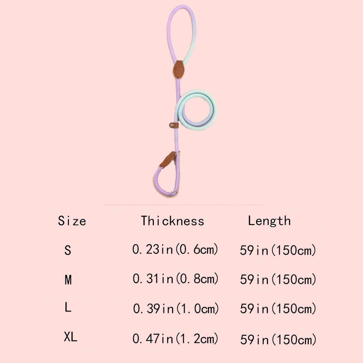 CLÉMENTINE – Trela Colorida para Cães para Passeios com Estilo