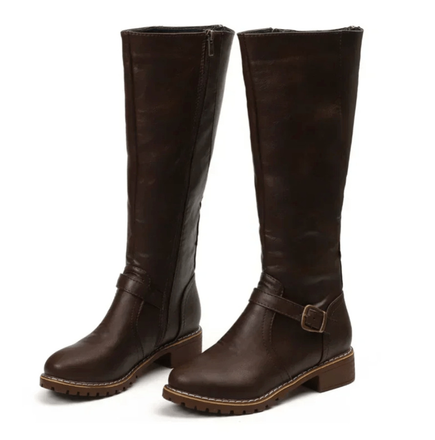 Emma - Black Women's Boots with Non-Slip Grip and Comfort Gel Sole 5