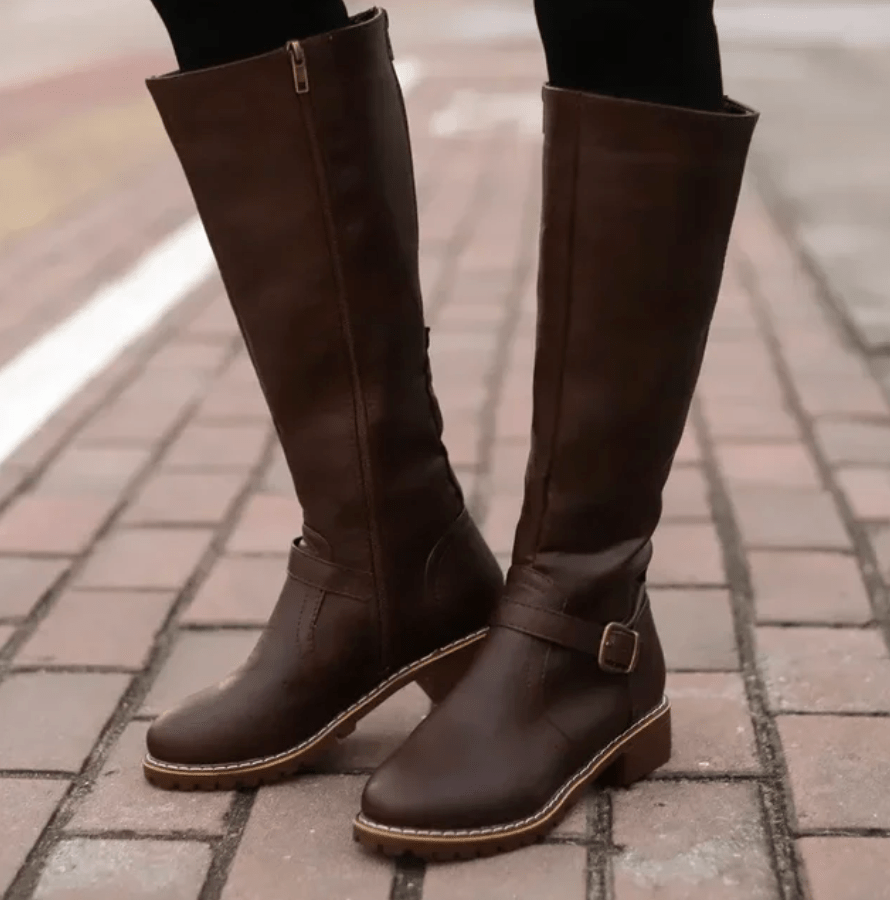 Emma - Black Women's Boots with Non-Slip Grip and Comfort Gel Sole 3
