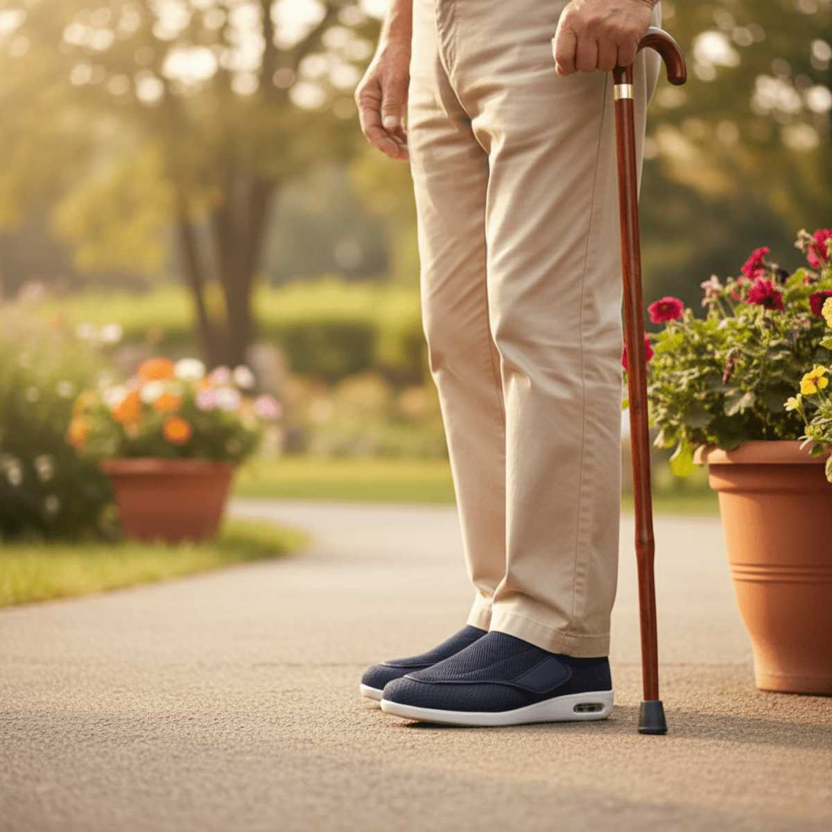 COMFORTFIT WIDE – Diabetikerschuhe mit Memory-Schaum-Einlegesohle für geschwollene Füße