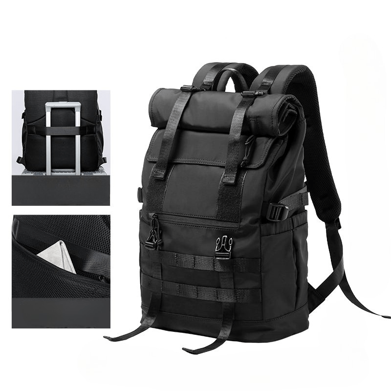 Sac à dos de voyage convertible - Sacoche pour ordinateur portable 3-en-1 (17"), étanche, extensible, pour le travail, les voyages et la vie de tous les jours