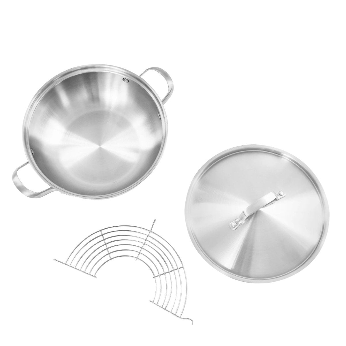 CookSphere – Premium 26 cm RVS Pan voor Alle Warmtebronnen