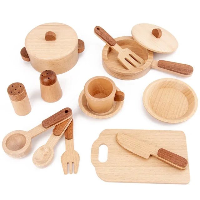 Cook'nTimber - Houten kinderspeelkeuken in boomstamdesign