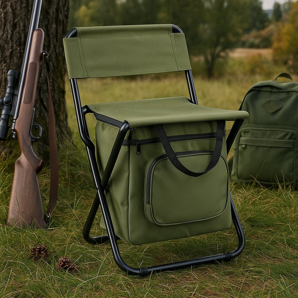 Coolcamp Chair - folding chair with backrest & integrated cooling bag 0