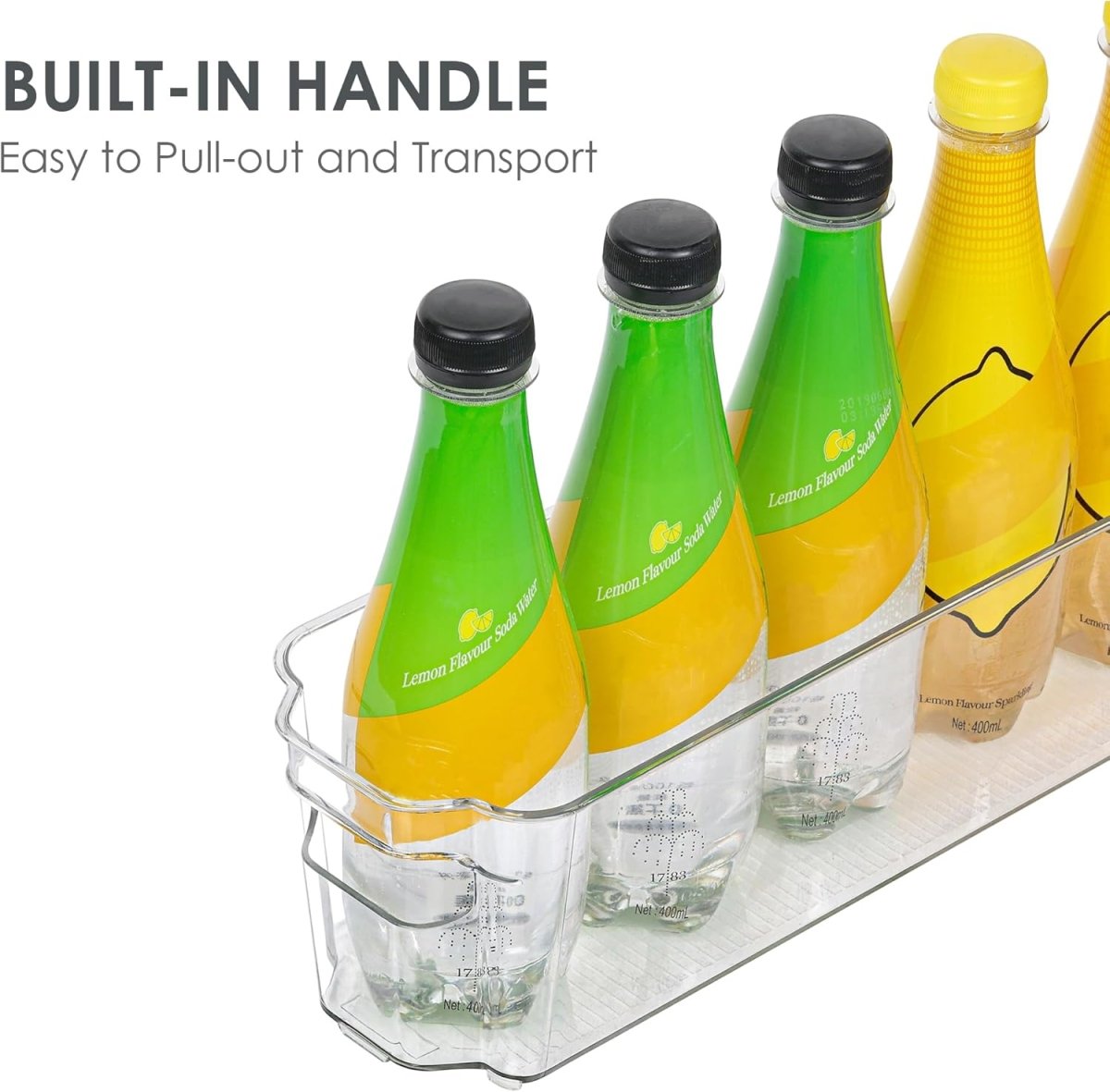 CoolOrganize - 4-Pack BPA-Free Transparent Storage Boxes for Kitchen Organization 7