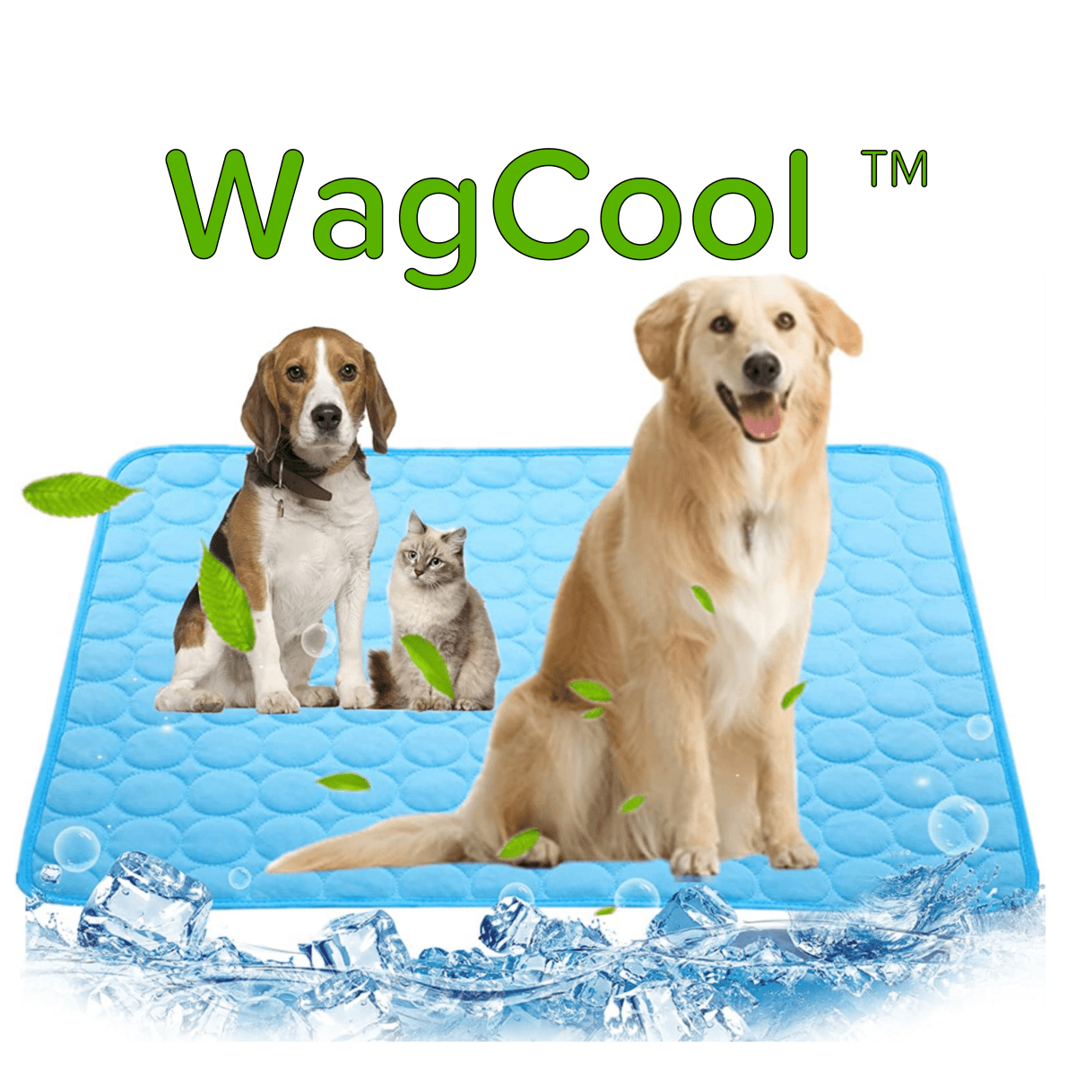 CoolPet - Cooling Dog Mat with Pressure-Activated Ice-Silk Fabric 1