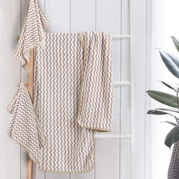 Serviettes Elysoria Coral Weave | Serviettes douces et durables avec une absorption maximale et un séchage rapide