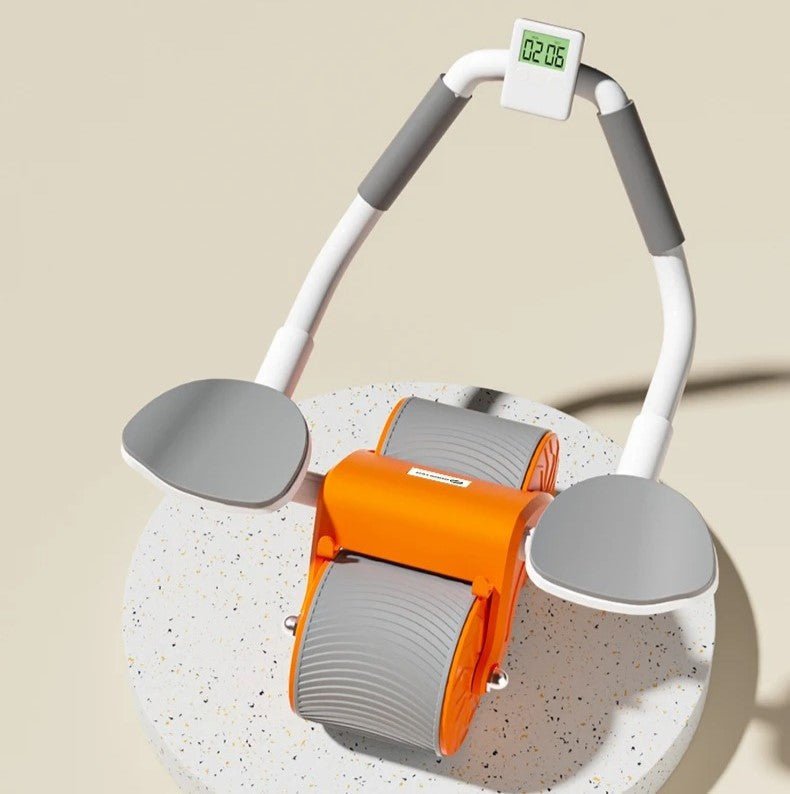 Coreflex belly trainer device-ergonomic abdominal muscle trainer with anti-slip handles and timers for effective belly training-4