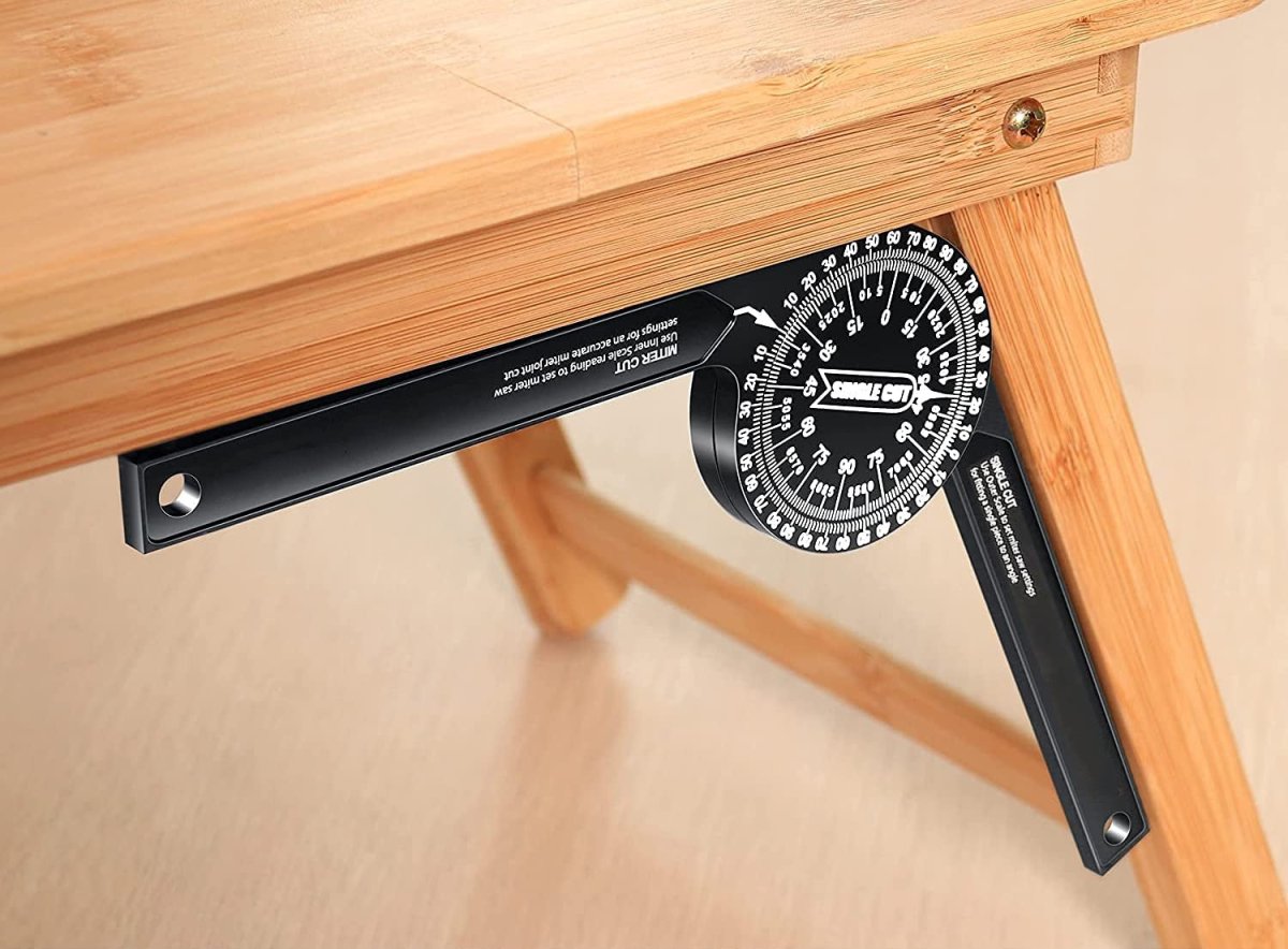 CORNERWISE – Outil de mesure d'angle pour scie à onglet gravé au laser pour des coupes précises