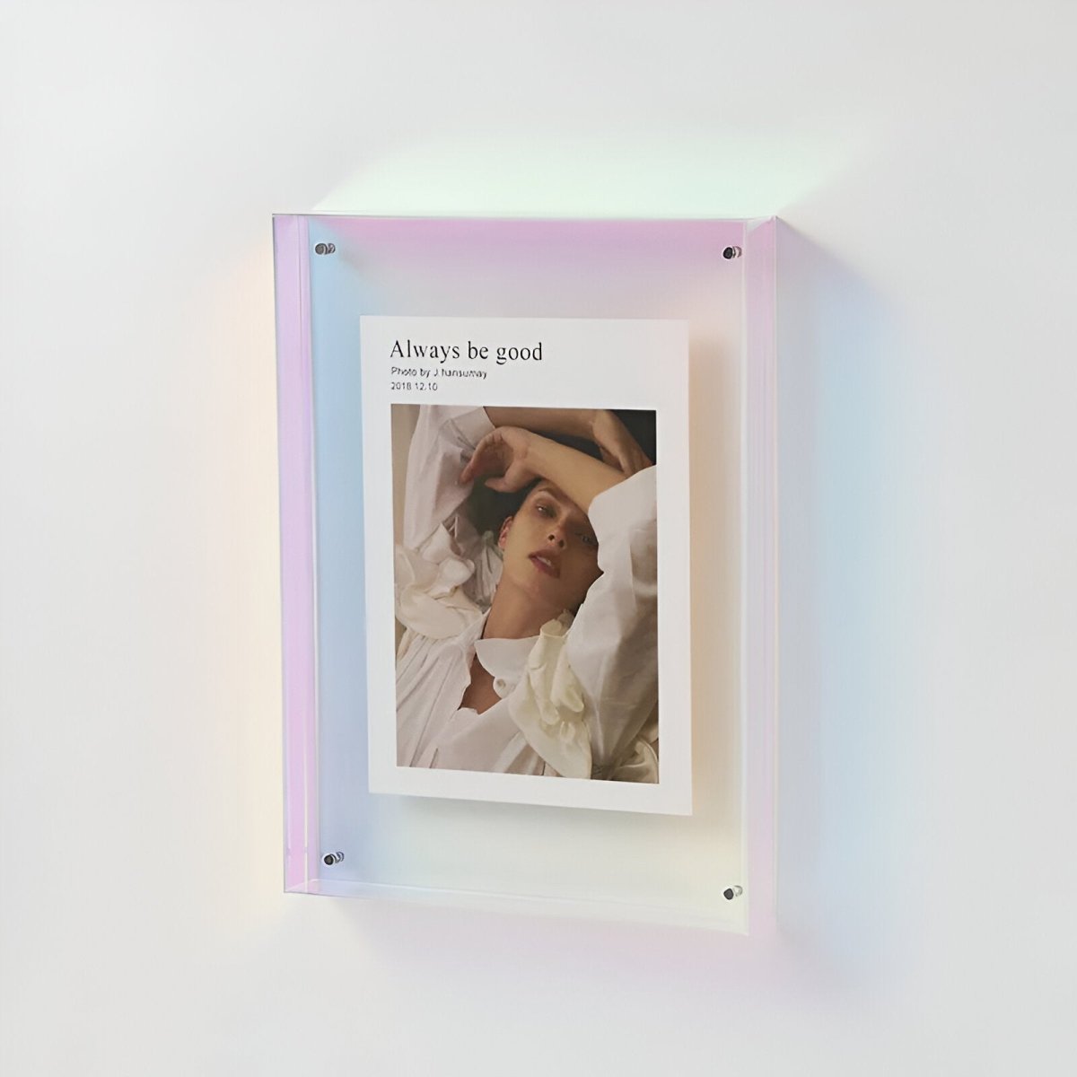 Crystaframe - transparent acrylic picture frame for modern image presentation 11