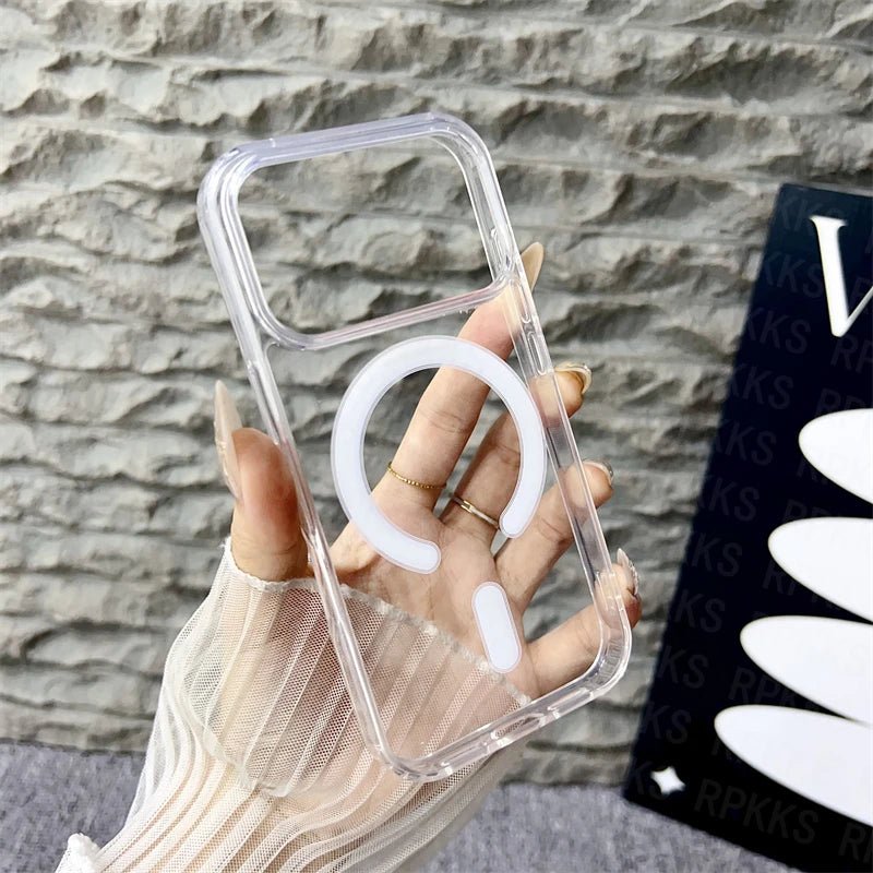 MagSafe Compatible Clear iPhone Case for iPhone 11 to 17 Series - Durable Protection 2